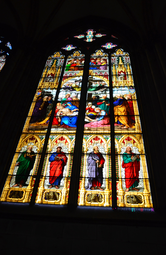 Köln Katedrali Gotik Tarz Pencereler